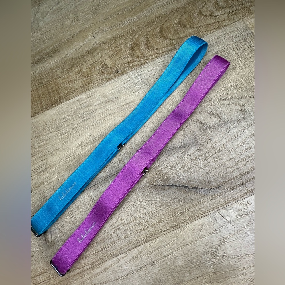 Lululemon Adjustable Headbands Set of 2 – Grip Lined